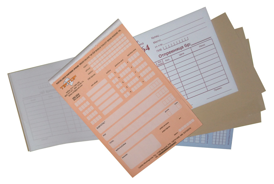 Štampa blokovske robe štamparija Cobalt Blue